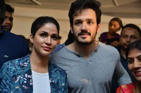 Akhil and Lavanya Tripathi Launch Virtu fitness